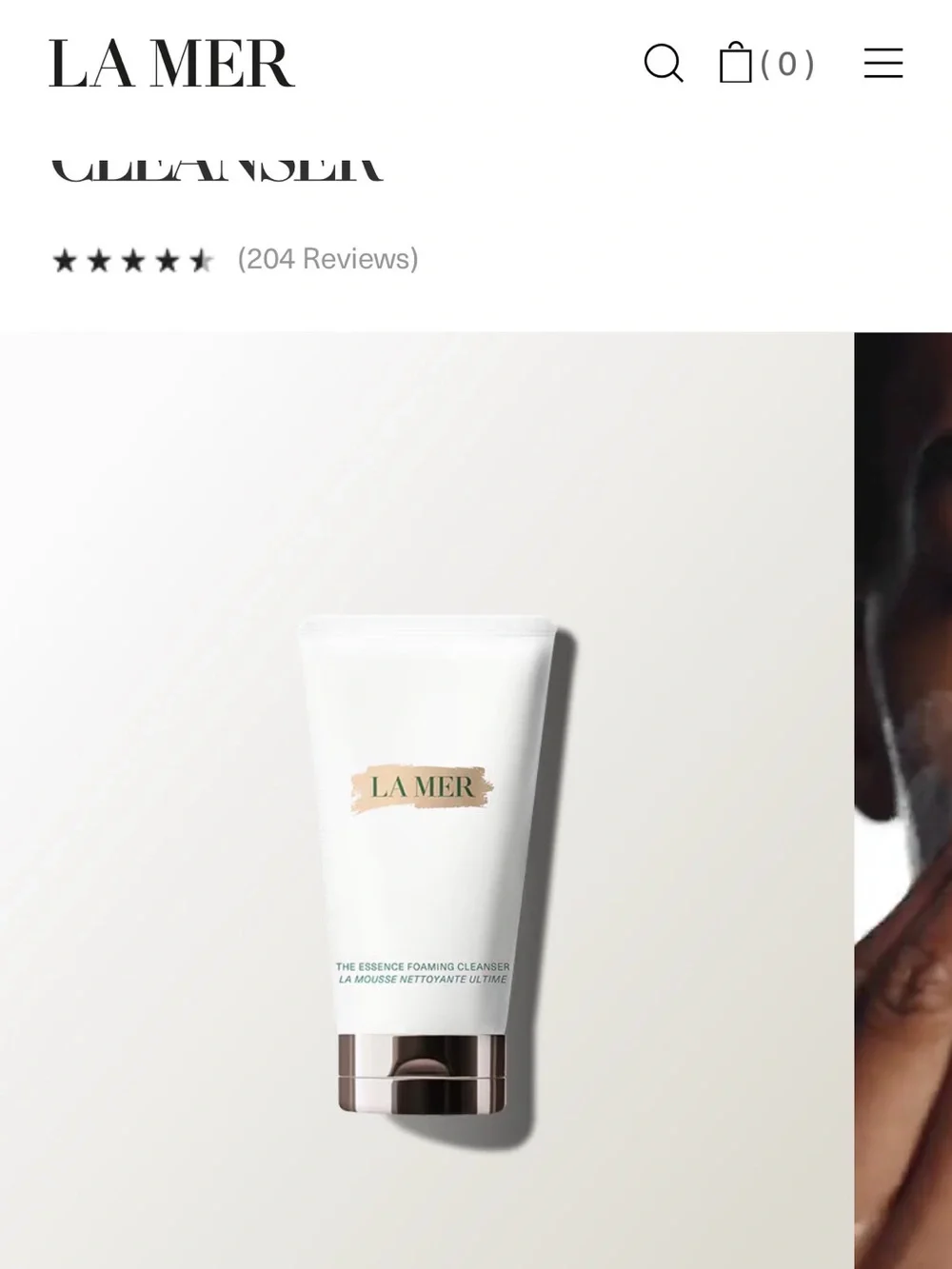 La Mer The Essence Foaming Cleanser - Green Box